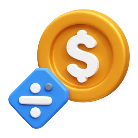 Payment Discount  3D Icon