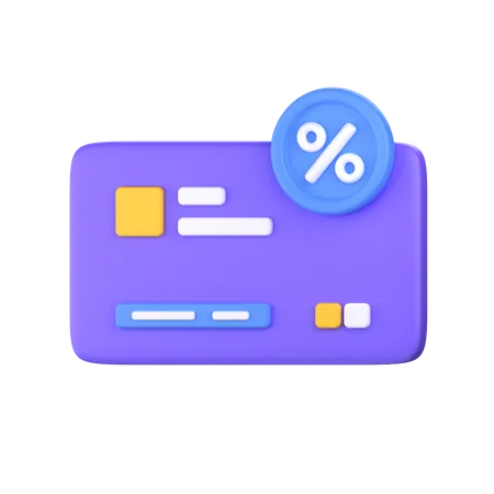 Payment Discount  3D Icon