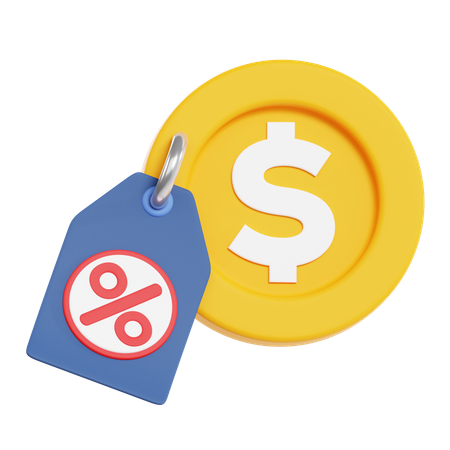 PAYMENT DISCOUNT  3D Icon