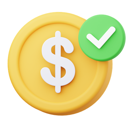 Payment Done  3D Icon