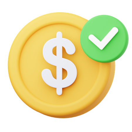 Payment Done 3D Icon