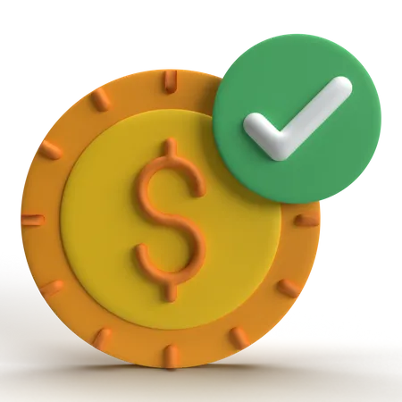 Payment Done  3D Icon
