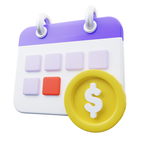 Payment Due  3D Icon