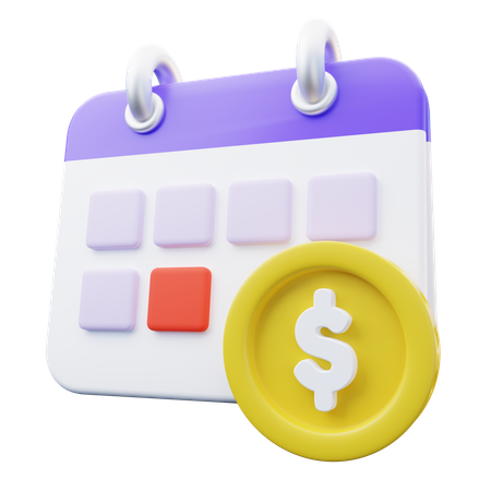 Payment Due  3D Icon