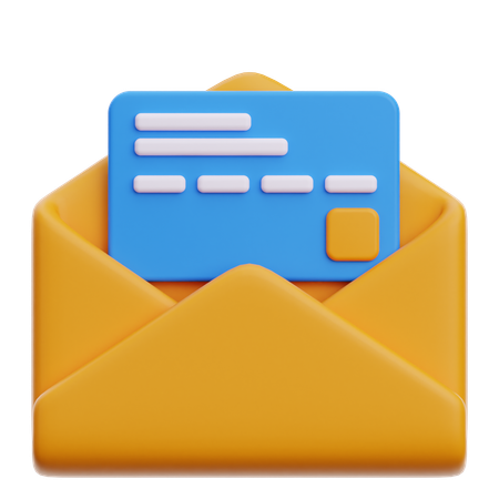 Payment Email  3D Icon