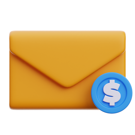 Payment Email  3D Icon