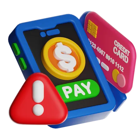Payment Error  3D Icon