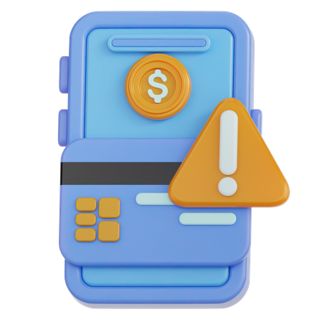 Payment Error  3D Icon