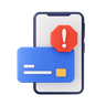 payment error 3d logo