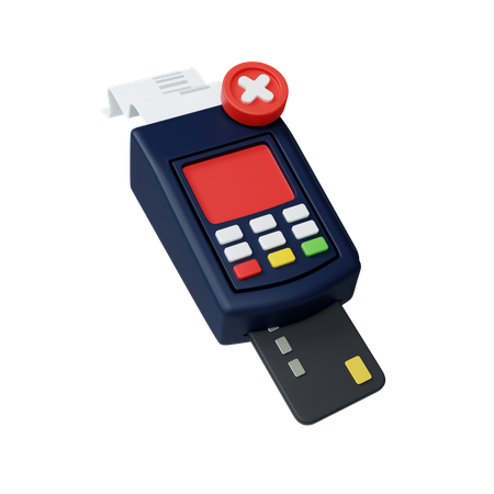 Payment Fail  3D Icon