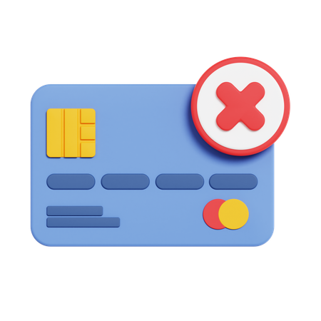 PAYMENT FAILED  3D Icon