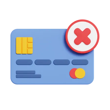 PAYMENT FAILED  3D Icon