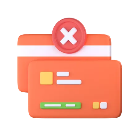 Payment Failed  3D Icon