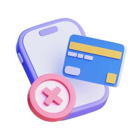 Payment Failed  3D Icon