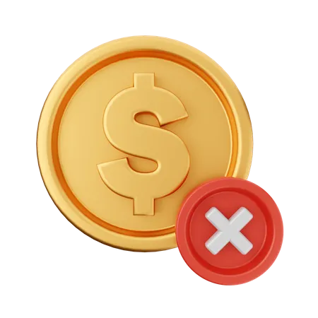 Payment Failed  3D Icon