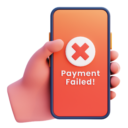 Payment Failed  3D Icon