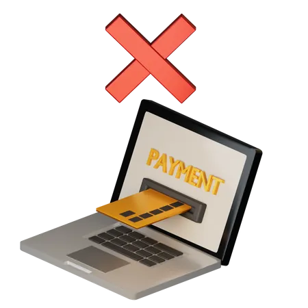 Payment Failed  3D Icon