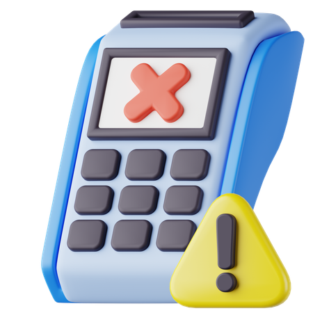 Payment Failed  3D Icon