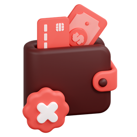Payment failed  3D Icon