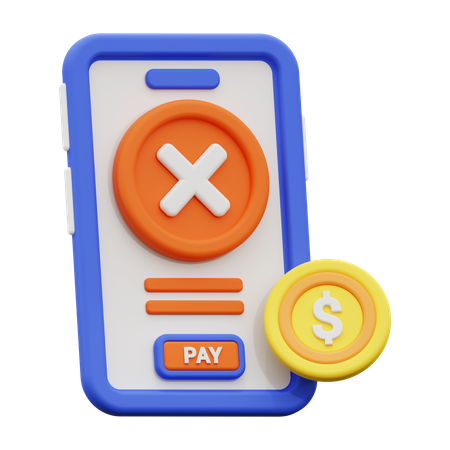 Payment Failed  3D Icon