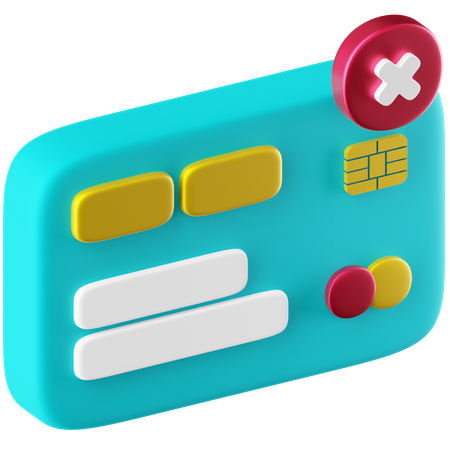 Payment Failure  3D Icon