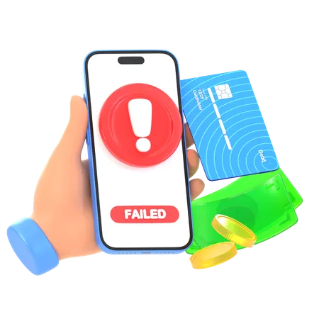 Payment Failure  3D Icon