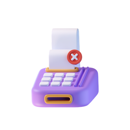 Payment Failure  3D Icon