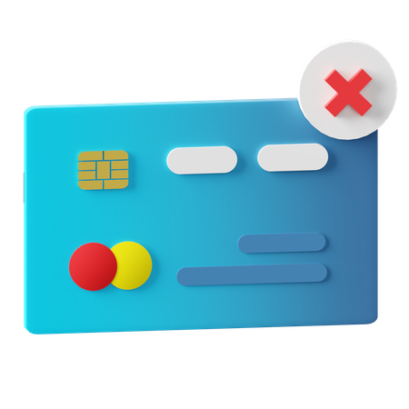 Payment Failure  3D Icon