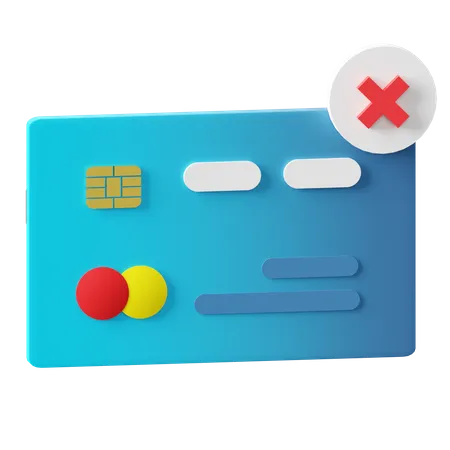 Payment Failure 3D Icon
