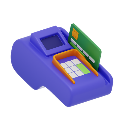 Payment Gateway Machine  3D Icon