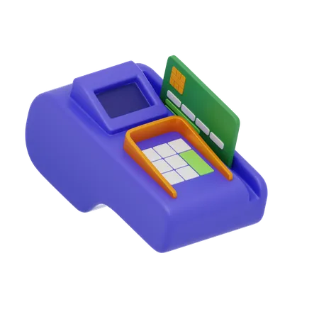 Payment Gateway Machine  3D Icon