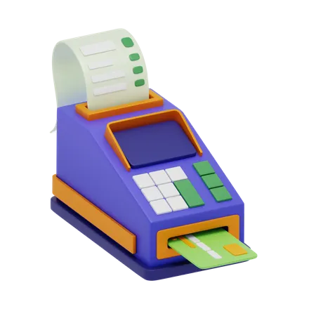 Payment Gateway Machine  3D Icon