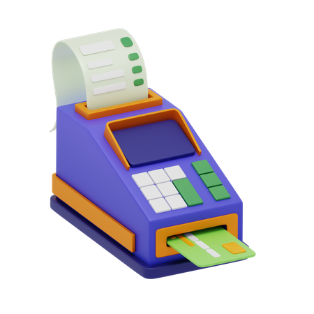 Payment Gateway Machine  3D Icon