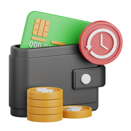Payment history  3D Icon