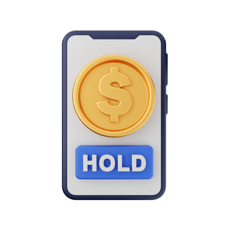 Payment Hold 3D Icon