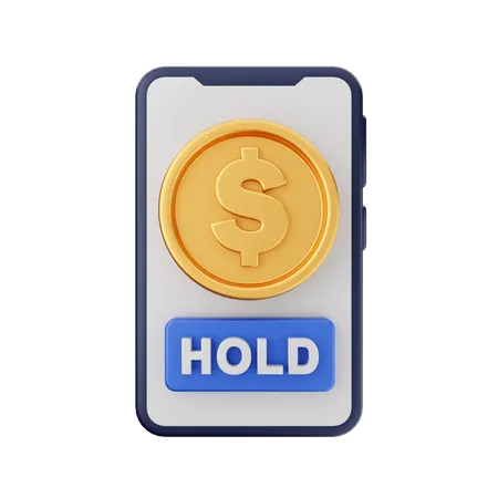 Payment Hold  3D Icon