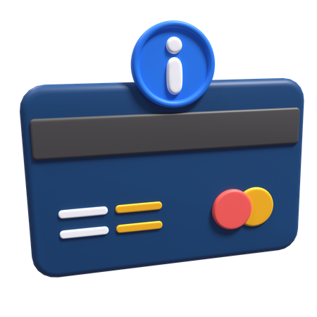 Payment Info  3D Icon