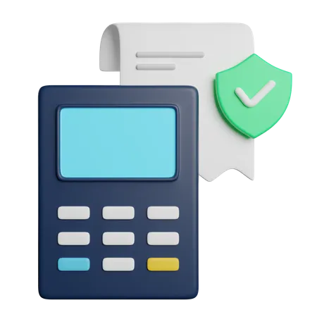 Payment Insurance  3D Icon