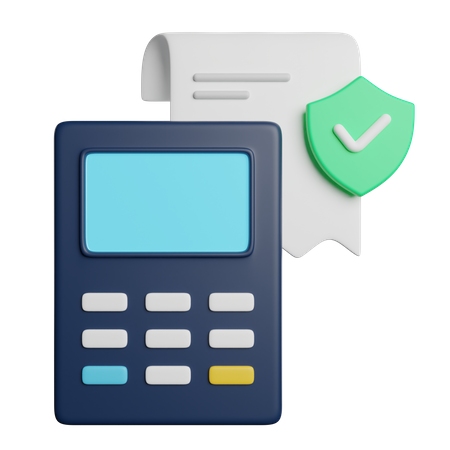 Payment Insurance  3D Icon