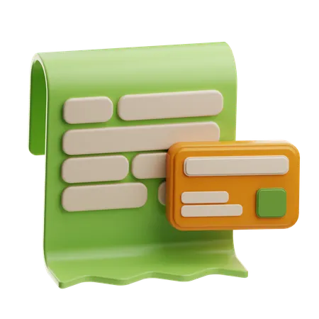 Payment Interface  3D Icon