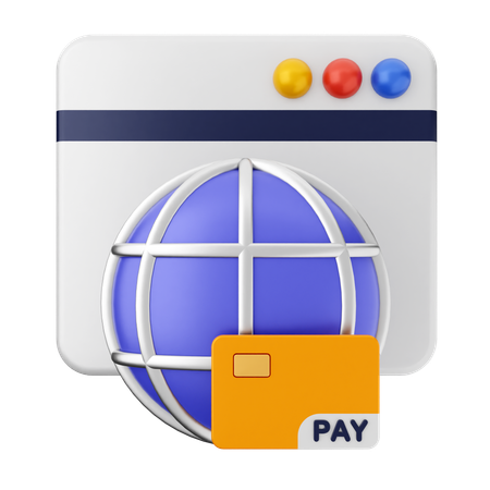 Payment Internet  3D Icon