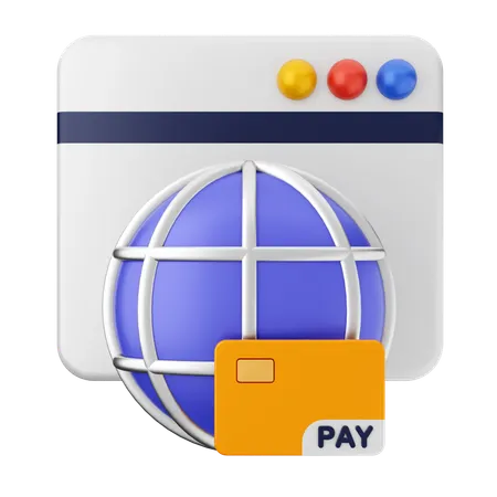 Payment Internet  3D Icon