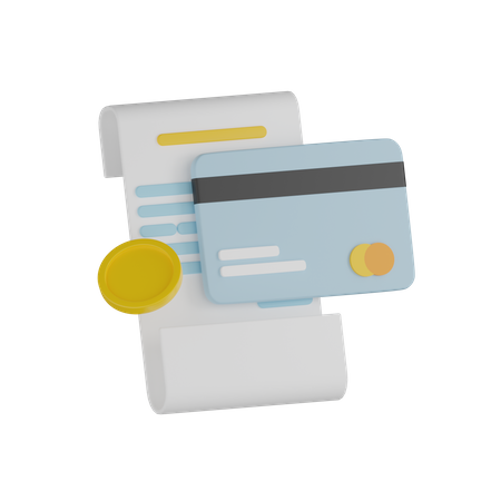 Payment Invoice  3D Icon