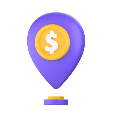 Payment Location 3D Icon