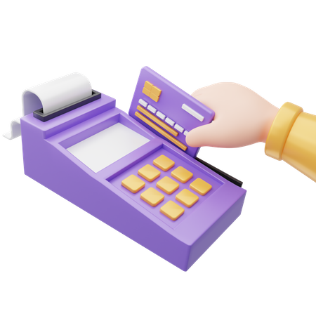 Payment Machine  3D Icon