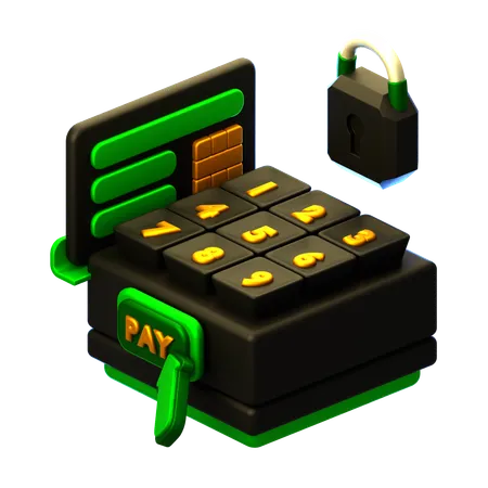 Payment Machine  3D Icon