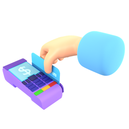 Payment Machine  3D Illustration