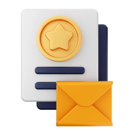 Payment Mail Message  3D Icon
