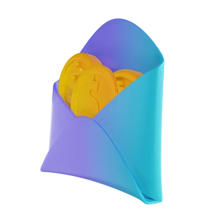 Payment Message  3D Illustration