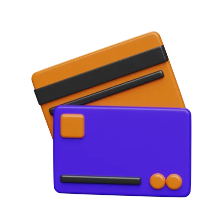3 D Credit Card For Payment Method 3 D Render Illustration 3D Icon